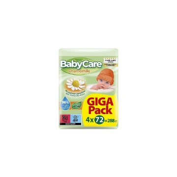 BABYCARE ΜΩΡΟΜΑΝΤΗΛΑ 4x72τεμ. - (CHAMOMILE)