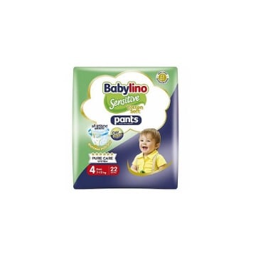 BABYLINO PANTS SENSITIVE No 4 (7-13kg) - (22τεμ.)