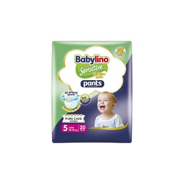 BABYLINO PANTS SENSITIVE No 5 (10-16kg) - (20τεμ.)
