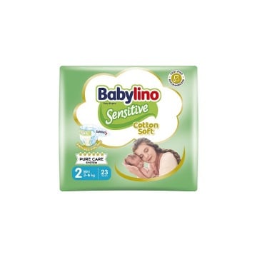 BABYLINO ΠΑΝΑ SENSITIVE No 2 (3-6kg) - (23τεμ.)