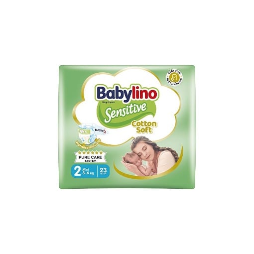 BABYLINO ΠΑΝΑ SENSITIVE No 2 (3-6kg) - (23τεμ.)