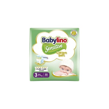 BABYLINO ΠΑΝΑ SENSITIVE No 3 (4-9kg) - (22τεμ.)