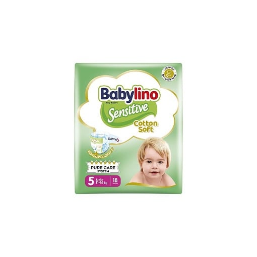 BABYLINO ΠΑΝΑ SENSITIVE No 5 (11-16kg) - (18τεμ.)