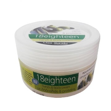 18EIGHTEEN  ΚΡΕΜΑ ΧΕΡΙΩΝ & ΣΩΜΑΤΟΣ 200ml - (ΛΑΔΙ ΕΛΙΑΣ)