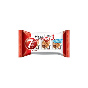 7 DAYS ΚΡΟΥΑΣΑΝ (3x70gr.) - (ΠΡΑΛΙΝΑ ΦΟΥΝΤΟΥΚΙΟΥ)