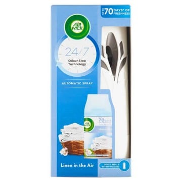 AIR WICK FRESH MATIC ΣΥΣΚΕΥΗ + ΑΝΤ/ΚΟ - (LINEN IN THE AIR)