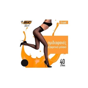 BIC ΚΑΛΣΟΝ VIVANT 40DEN (XLARGE) - (ΜΑΥΡΟ)