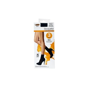 BIC ΚΑΛΤΣΑΚΙ SOCQUETTE 15DEN ONE SIZE - (ΜΑΥΡΟ)