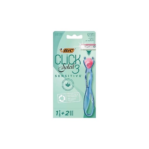 BIC ΞΥΡΑΦΑΚΙΑ CLICK SOLEIL 3 - (SENSITIVE) (2 ΑΝΤΑΛΛΑΚΤΙΚΑ)