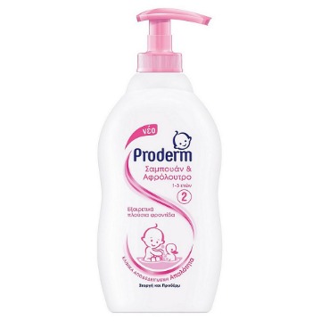 PRODERM ΣΑΜΠΟΥΑΝ & ΑΦΡΟΛΟΥΤΡΟ 1-3 ΕΤΩΝ 400ml