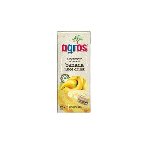AGROS ΧΥΜΟΣ 250ml - (ΜΠΑΝΑΝΑ)