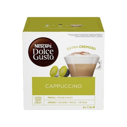 NESCAFE ΚΑΦΕΣ ΚΑΨΟΥΛΕΣ DOLCE GUSTO CAPPUCCINO EXTRA CREMOSO 16TMX 186.4gr Σ6 