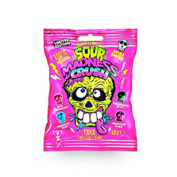 SOUR MADNESS PINK CRUSH ΖΑΧΑΡΩΤΑ SKULL SHOCK 60gr Σ10 