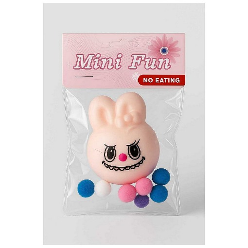 ΠΑΙΧΝΙΔΙ ΤΥΠΟΥ TABA SQUISHIES ΜΙΚΡΗ ΠΑΤΟΥΣΑ Neon ΜΕ POM POM (ΑΝΩ 6 ΕΤΩΝ)