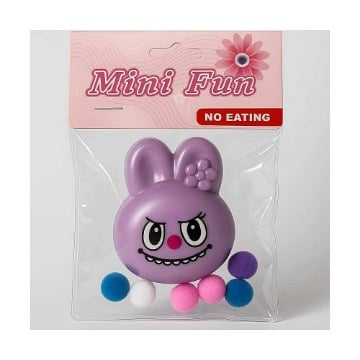 ΠΑΙΧΝΙΔΙ ΤΥΠΟΥ TABA SQUISHIES ΜΙΚΡΗ ΠΑΤΟΥΣΑ Neon ΜΕ POM POM (ΑΝΩ 6 ΕΤΩΝ)
