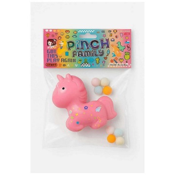 ΠΑΙΧΝΙΔΙ ΤΥΠΟΥ TABA SQUISHIES  UNICORN ΜΕ POM POM(ΑΝΩ 6 ΕΤΩΝ)