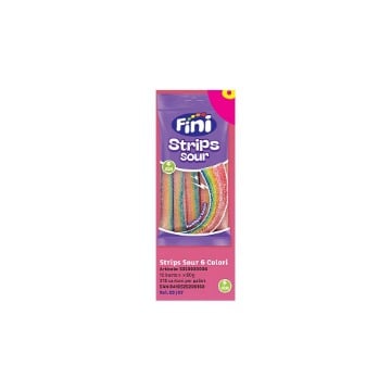 FINI ΖΑΧΑΡΩΤΑ 90g - (SOUR TONGUES/6 COLOURS)