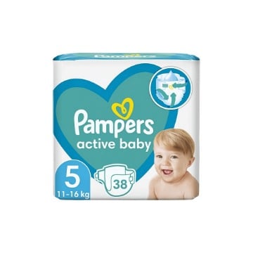 PAMPERS ACTIVE BABY ΠΑΝΑ No5 38TMX Σ3 