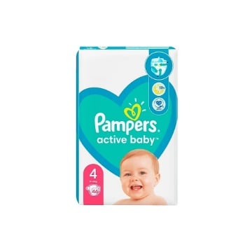 PAMPERS ACTIVE BABY ΠΑΝΑ No4 46ΤΜΧ Σ3 