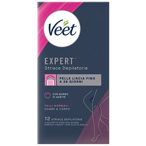 VEET ΤΑΙΝΙΕΣ ΑΠΟΤΡΙΧΩΣΗΣ ΠΟΔΙΑ EXPERT PELLI NORMALI GAMBE&CORPO 12ΤΜΧ Σ12 