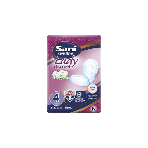 SANI LADY No 4 SENSITIVE EXTRA (16τεμ.)