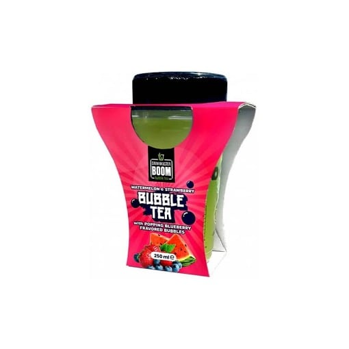 BOOM BUBBLE TEA 250ml - (WATERMELON, STRAWBERRY, BLUEBERRY)