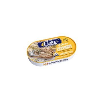 FLOKOS ΣΚΟΥΜΠΡΙ 160gr. - (ΣΕ ΠΙΚΑΝΤΙΚΗ ΣΑΛΤΣΑ ΜΟΥΣΤΑΡΔΑΣ)