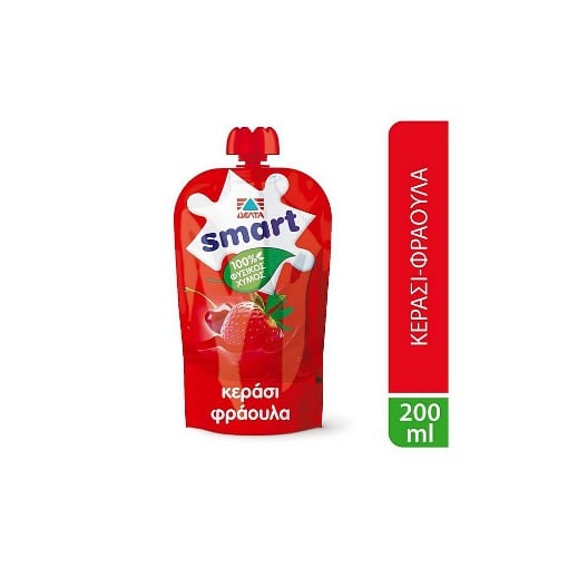 SMART 100% ΦΥΣΙΚΟΣ ΧΥΜΟΣ ΚΕΡΑΣΙ/ΦΡΑΟΥΛΑ 200ml
