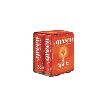 GREEN MOCTAILS (4x330ml) - (BITTER ORANGE SPRITZ)