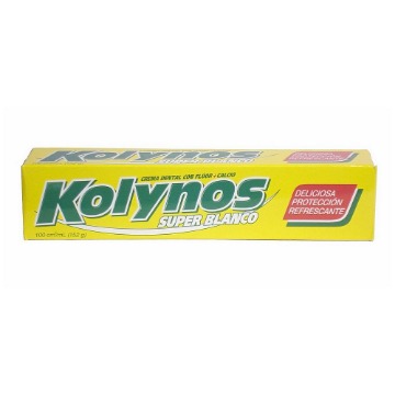 KOLYNOS ΟΔΟΝΤΟΚΡΕΜΑ 75ml - (SUPER WHITE / ΚΙΤΡΙΝΗ)
