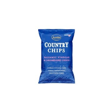 JUMBO COUNTRY CHIPS ME BALSAMIC VINEGAR & CARAMELIS 150gr