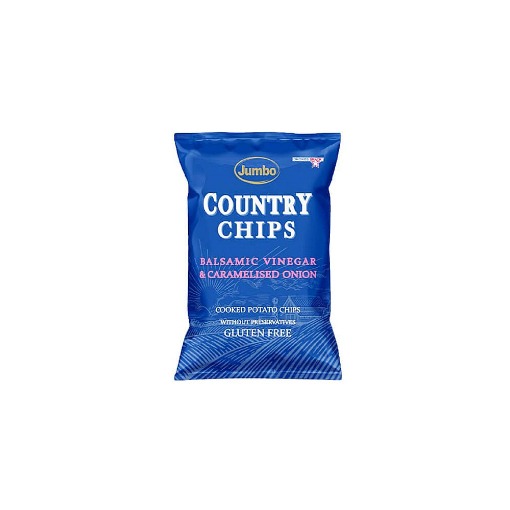 JUMBO COUNTRY CHIPS ME BALSAMIC VINEGAR & CARAMELIS 150gr