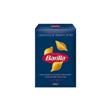 BARILLA 500gr. - (CONCHIGLIE RIGATE No 93)