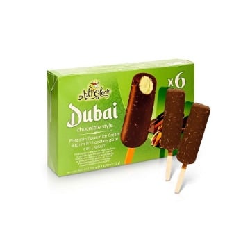 ΠΑΓΩΤΟ DUBAI CHOCOLATE STYLE ΦΥΣΤΙΚΙ/ΚΑΝΤΑΪΦΙ (6Χ100ml)