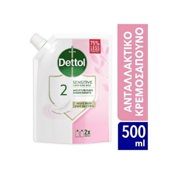 DETTOL ΑΝΑΤΑΛ/ΚΟ ΚΡΕΜΟΣΑΠΟΥΝΟ 500ml - (SENCITIVE)