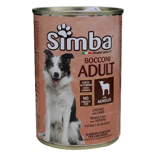 SIMBA ΣΚΥΛΟΤΡΟΦΗ ΚΟΝΣΕΡΒΑ 415gr. - (ΑΡΝΙ / LAMB)