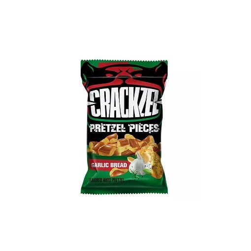 CRACKZEL MINI PRETZEL 80gr. - (GARLIC BREAD)