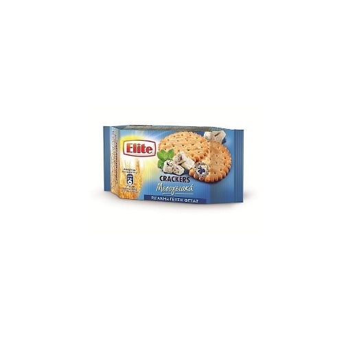 ELITE CRACKERS ΜΕΣΟΓΕΙΑΚΑ ΡΙΓΑΝΗ & ΓΕΥΣΗ ΦΕΤΑΣ 105gr