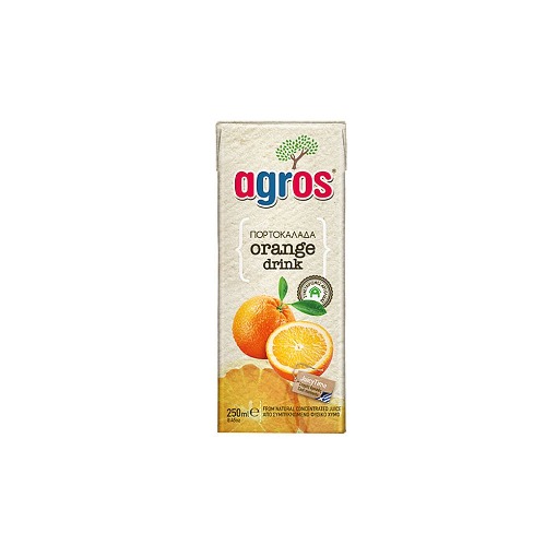 AGROS ΧΥΜΟΣ 250ml - (ΠΟΡΤΟΚΑΛΑΔΑ)