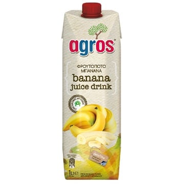 AGROS ΧΥΜΟΣ 1lit - (ΜΠΑΝΑΝΑ)