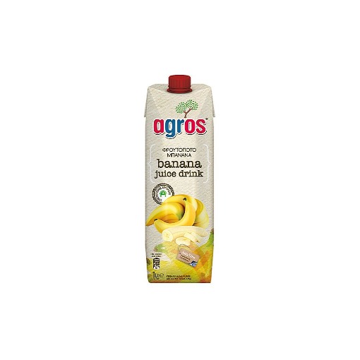 AGROS ΧΥΜΟΣ 1lit - (ΜΠΑΝΑΝΑ)