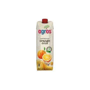 AGROS ΧΥΜΟΣ 1lit - (ΠΟΡΤΟΚΑΛΑΔΑ)