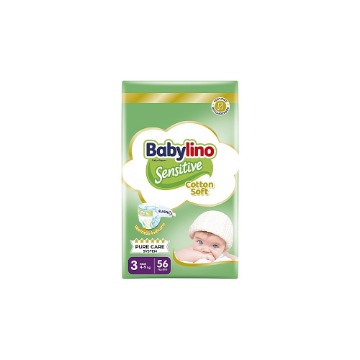 BABYLINO ΠΑΝΑ VALUE SENSITIVE No 3 (4-9kg) (56τεμ.)