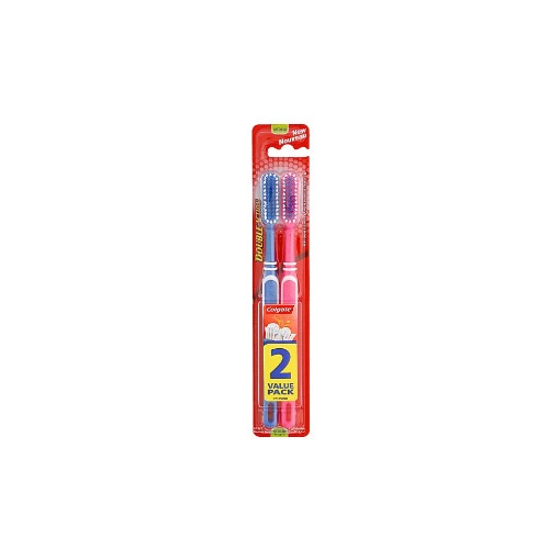 COLGATE ΟΔΟΝΤΟΒΟΥΡΤΣΑ (DOUBLE ACTION) (2τμχ)