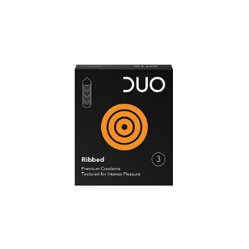 DUO RIBBED ΠΡΟΦΥΛΑΚΤΙΚΑ ΜΕ ΡΑΒΔΩΣΕΙΣ 3τμχ