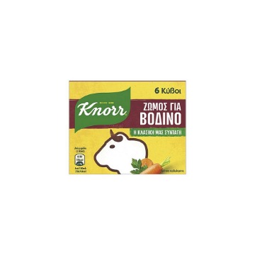 KNORR ΚΥΒΟΣ 3lt (6τεμ) - (ΒΟΔΙΝΟ)