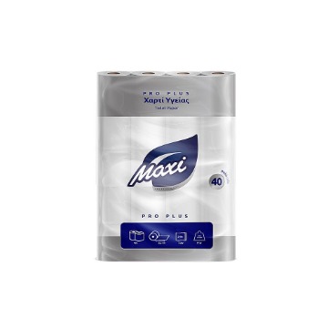 MAXI ΧΑΡΤΙ ΥΓΕΙΑΣ 2φυλλο 77gr. - (40 ΡΟΛΑ)
