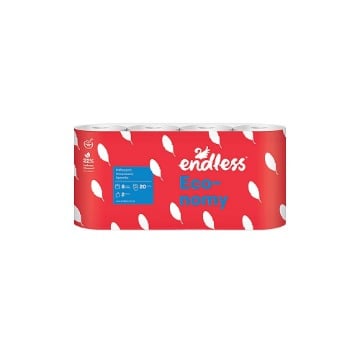 ENDLESS ΧΑΡΤΙ ΥΓΕΙΑΣ ECONOMY 2ply - (65gr. x 8 ΡΟΛΛA)