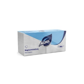 MAXI ΧΑΡΤΟΠΕΤΣΕΤΑ 1Φ (28x30cm) - (200τεμ.) (ΛΕΥΚΗ)