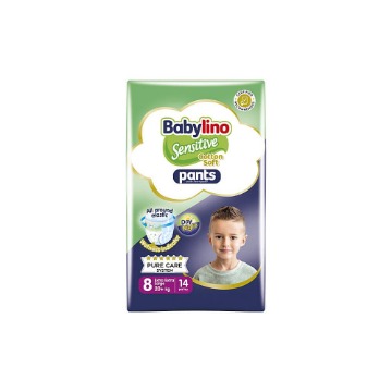 BABYLINO PANTS SENSITIVE No 8 (20kg+) - (14τεμ.)